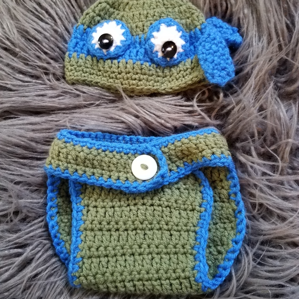 Ninja Turtle knitted